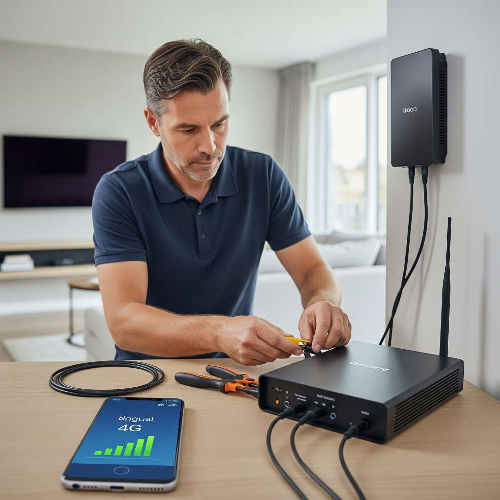 تقویت آنتن موبایل در خانه