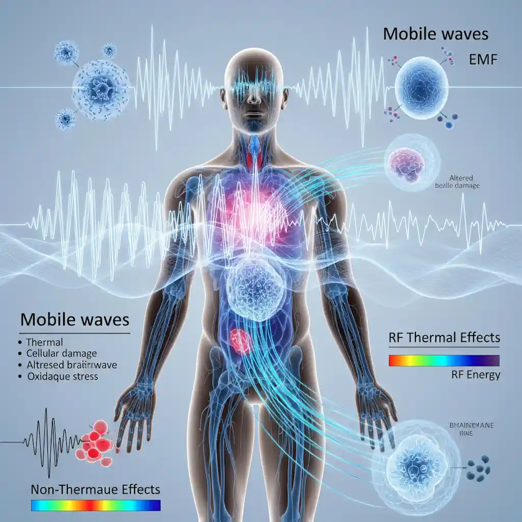 تاثیر امواج موبایل بر سلامت بدن