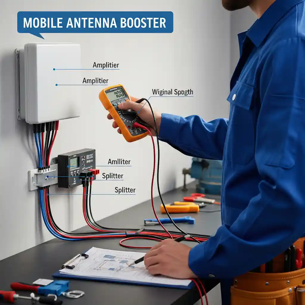 عیب یابی تقویت کننده آنتن موبایل 