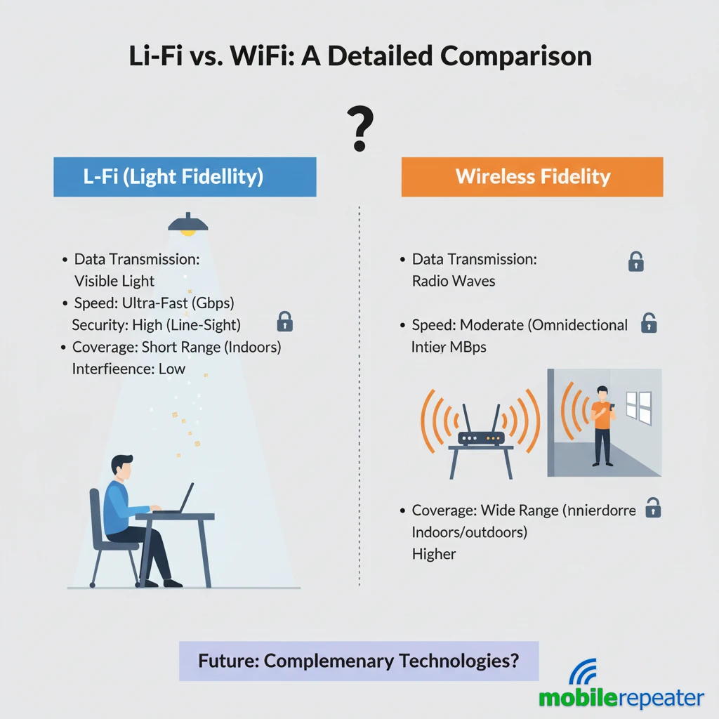 فناوری لای فای Li-Fi چیست و چه تفاوتی با وای فای Wi-Fi دارد؟