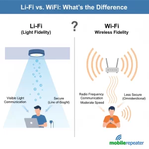 فناوری لای فای Li-Fi چیست و چه تفاوتی با وای فای Wi-Fi دارد؟